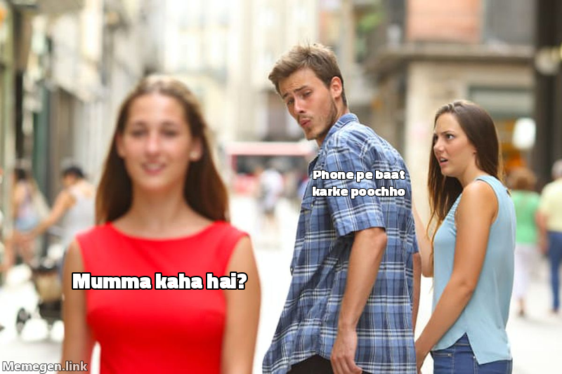 parent location question meme about Mumma kaha hai